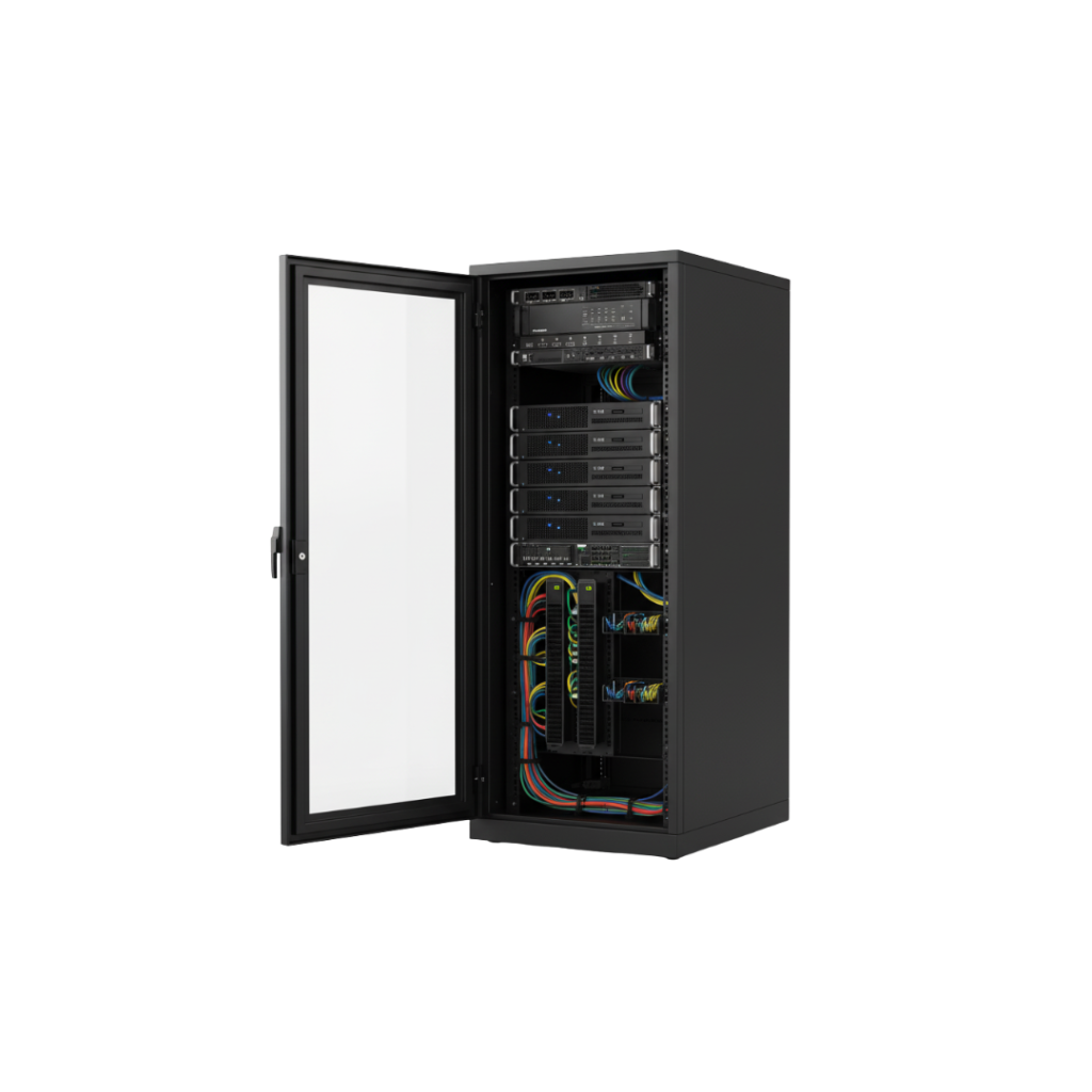 Server Rack 24u Kvm Server Rack with Integrated KVM System (GDS-R42K) - Power-SG System